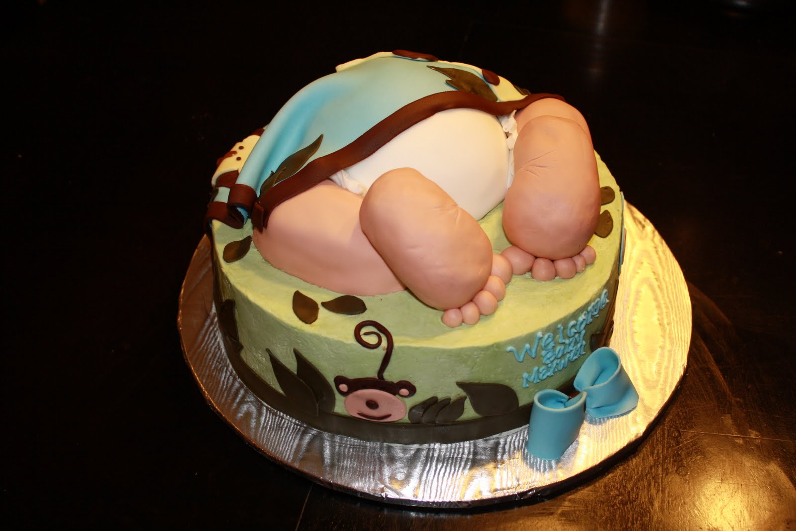 Safari Boy Baby Shower Cake