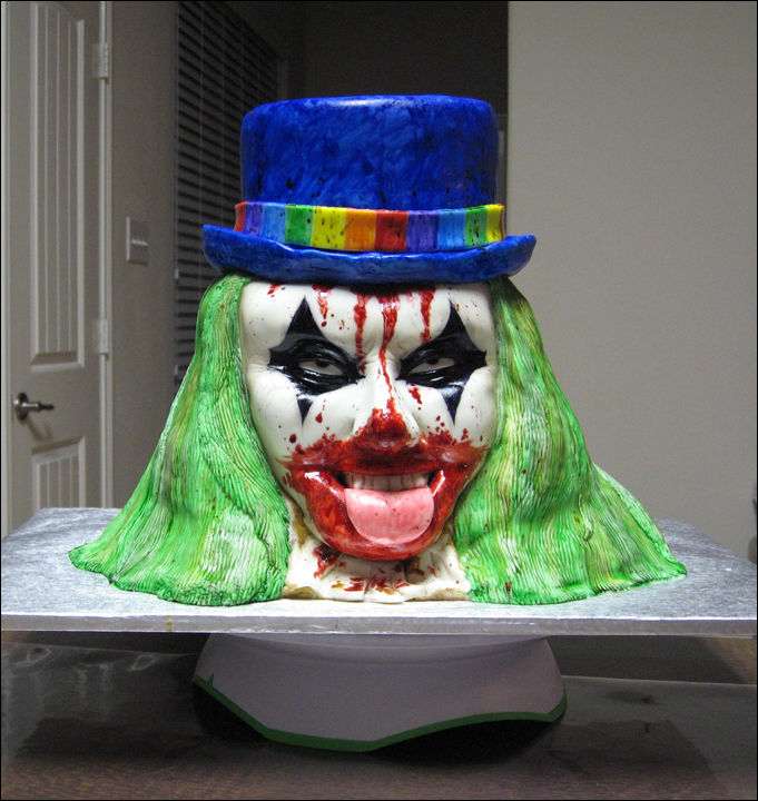 Scary Clown Cake