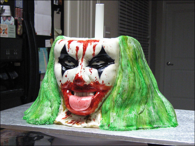 Scary Evil Clowns Cake