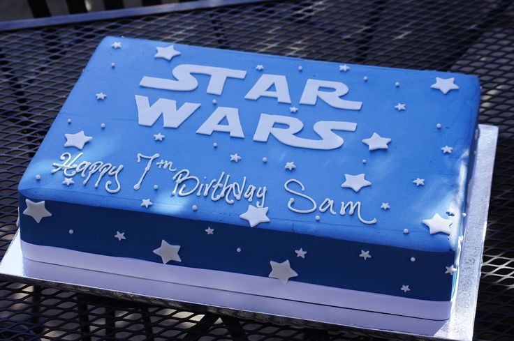 Star Wars Birthday Sheet Cake