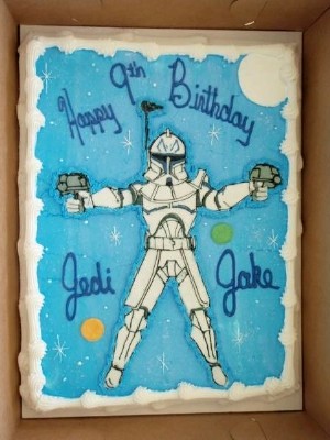 Star Wars Birthday Sheet Cake