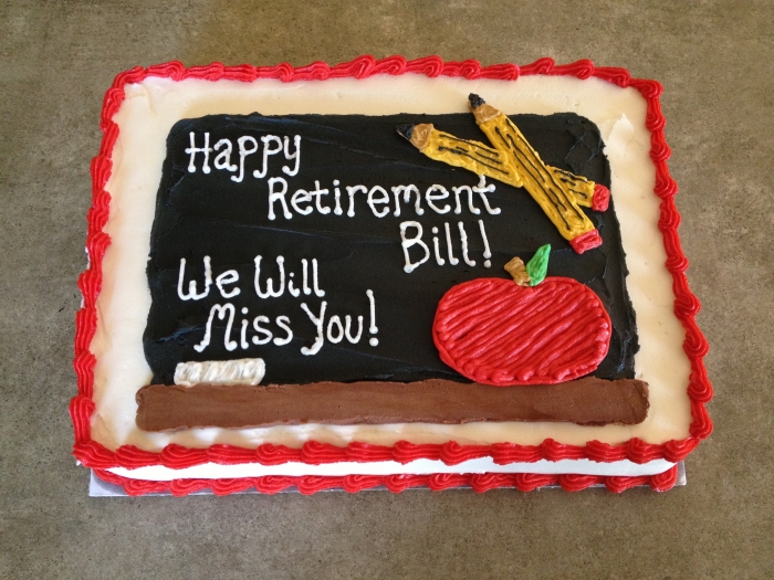 Teacher Retirement Cake Ideas