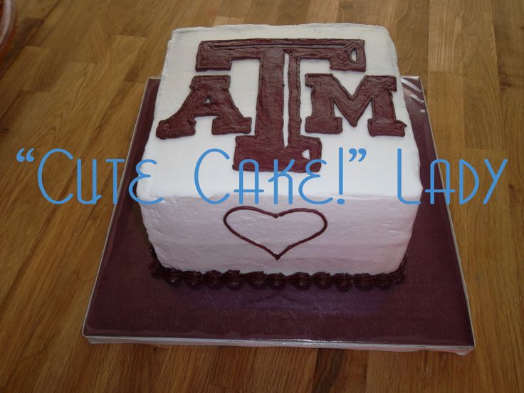 Texas Aggie Birthday Cake