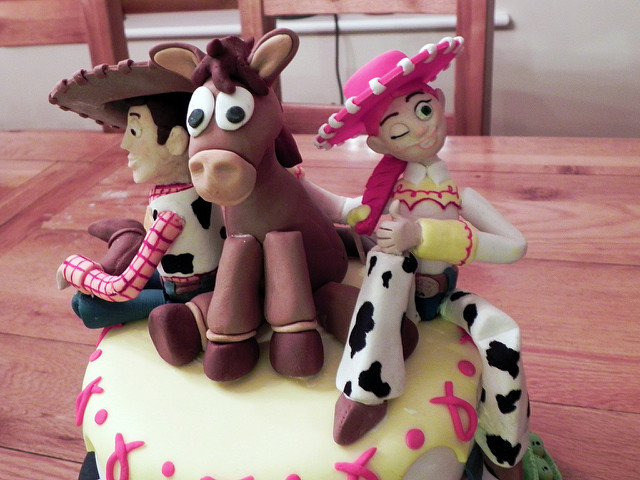 Toy Story Woody and Jessie Cake