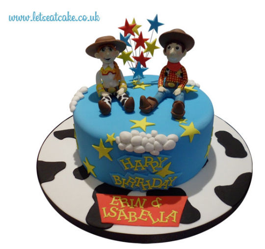 Toy Story Woody and Jessie Cake