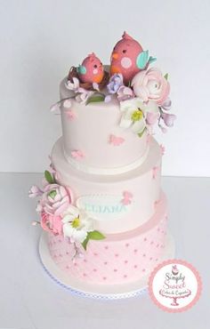 Tweet Baby Girl Cake