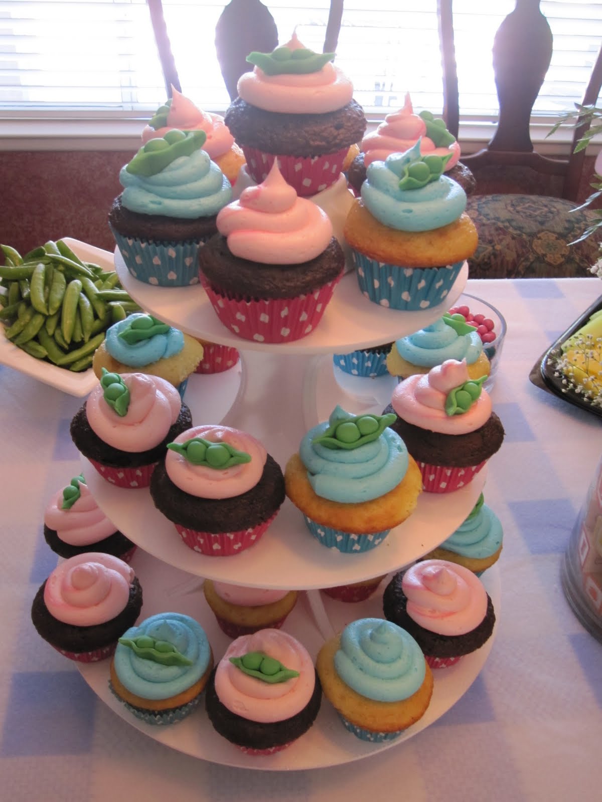 Twin Boys Baby Shower Cupcakes Ideas