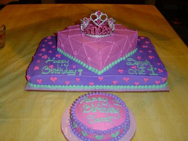 Two Layer Princess Cakes Ideas