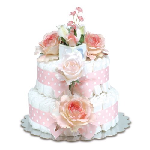 Two Tier Diaper Cake