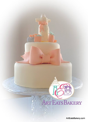 Unique Baby Shower Fondant Cakes