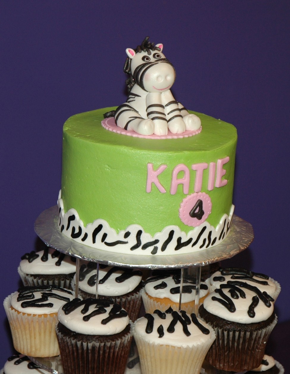 Walmart Zebra Birthday Cake