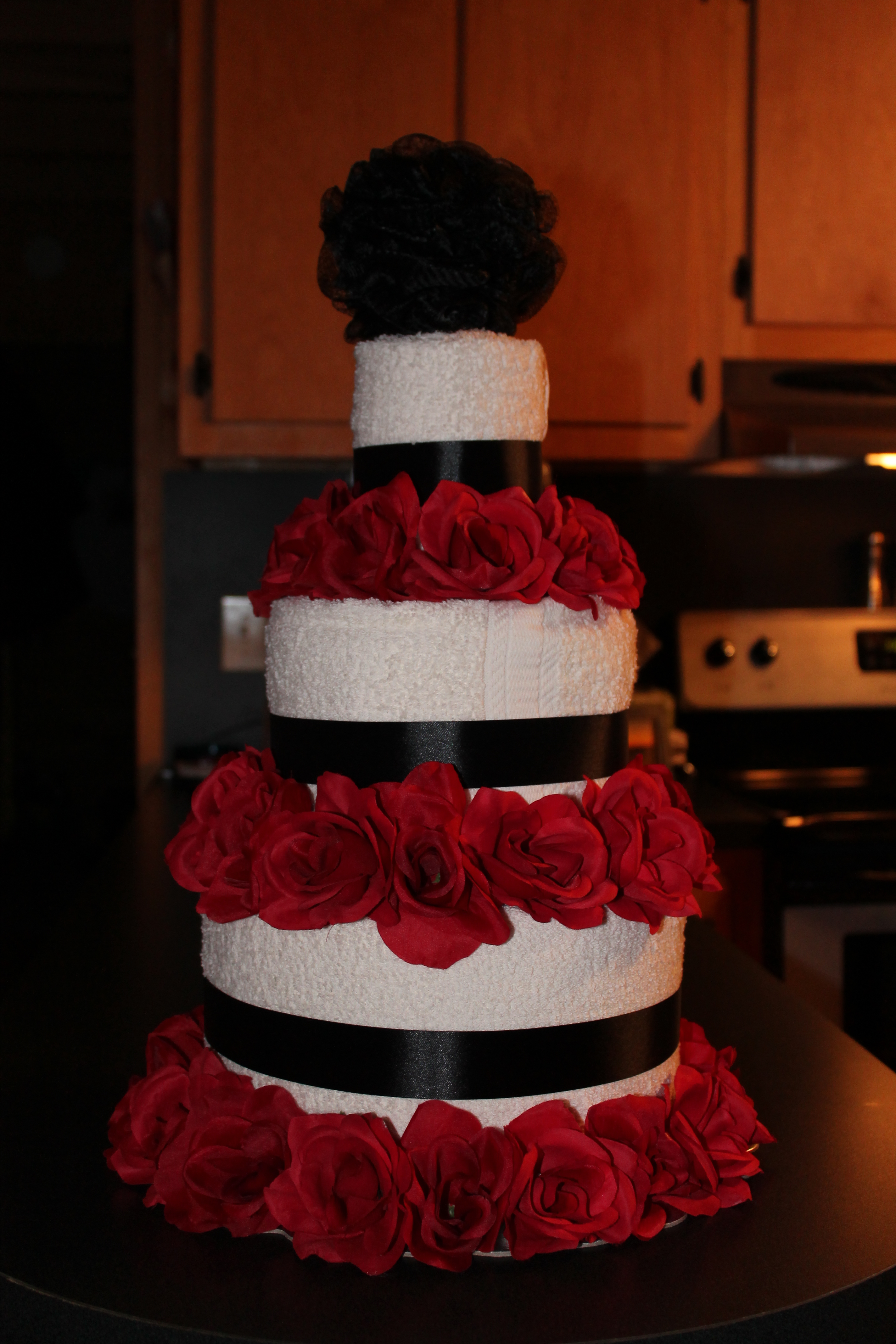 Wedding Towel Cake