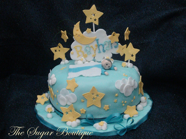 Welcome Baby Boy Cake