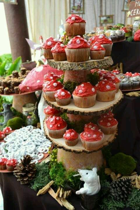 Woodland Baby Shower Cupcakes