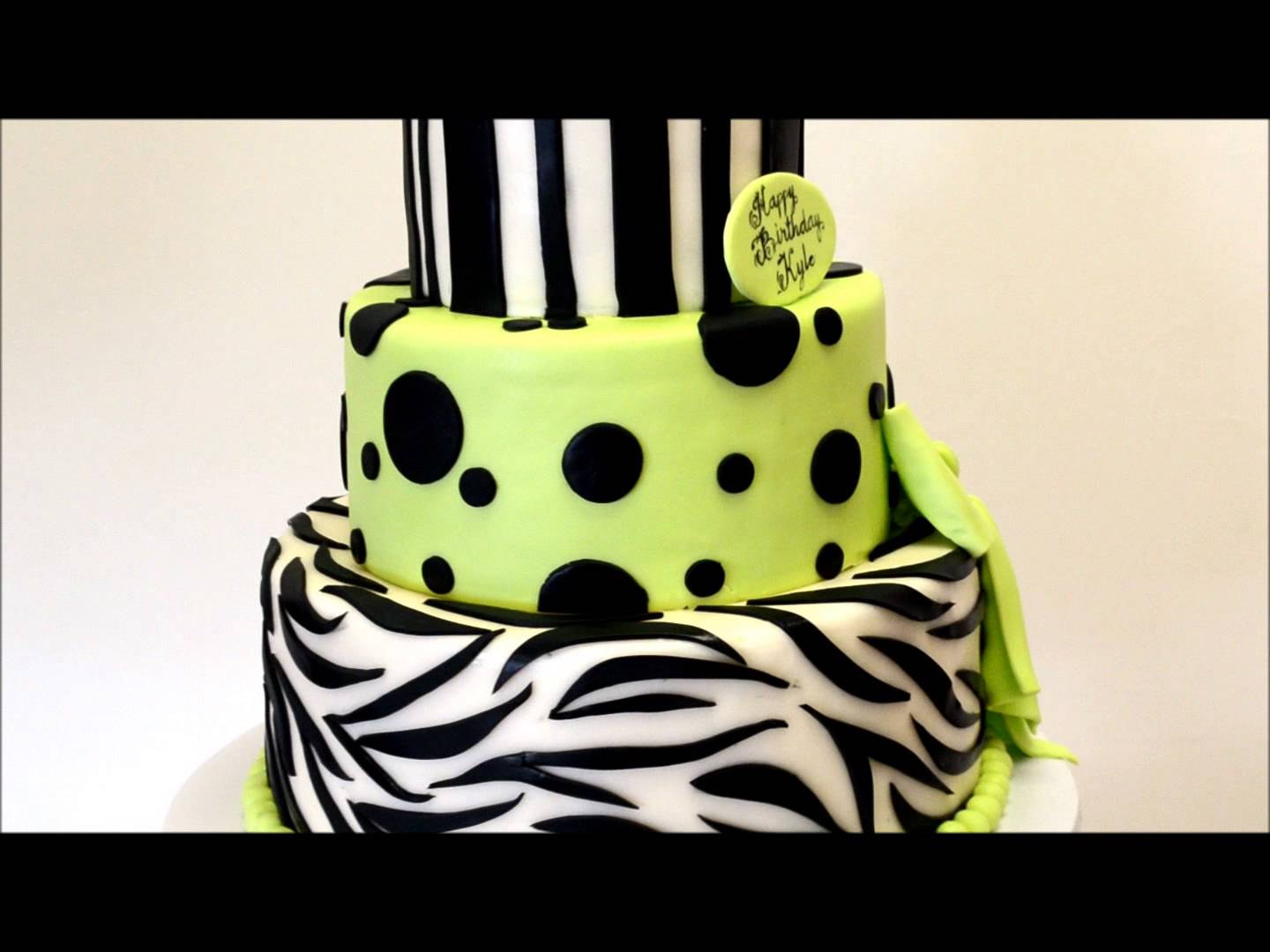 Zebra Birthday Cake Ideas