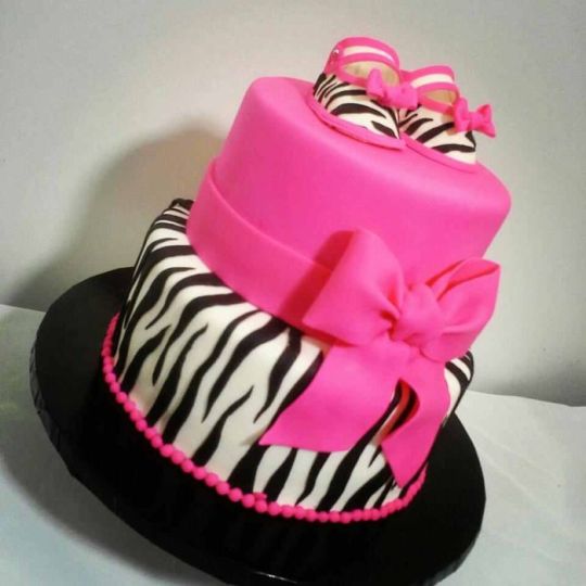 13 Photos of Baby Shower Cakes With Zebra Design