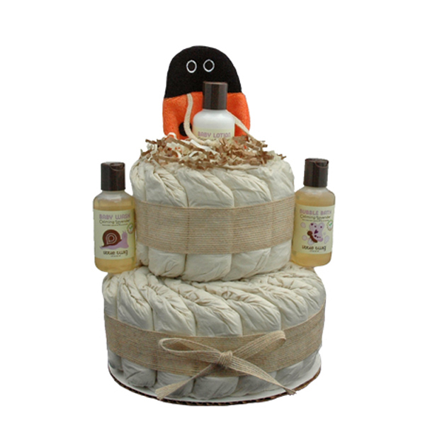 2 Tier Diaper Cake