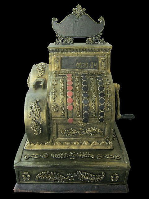 Antique Cash Register Cake