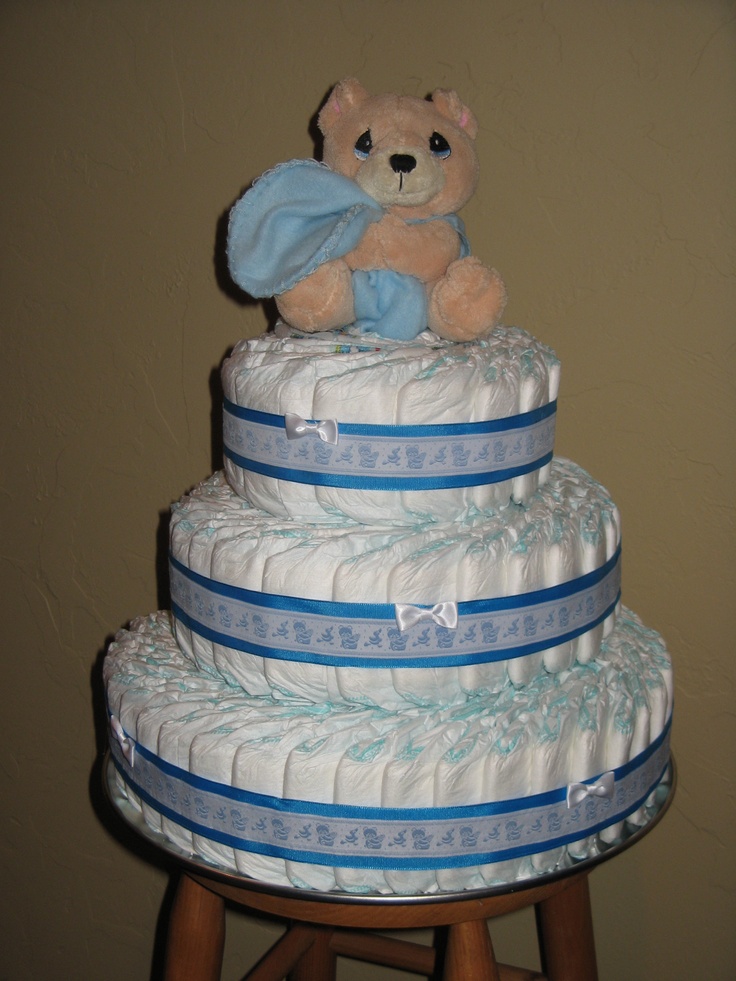 Baby Boy Diaper Cake