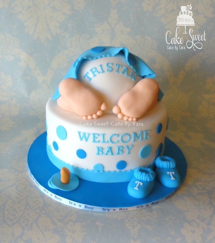 10 Photos of Baby Bum Shower Cakes