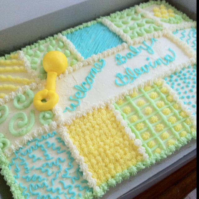 10 Photos of Shaped Cakes In Baby Blanket