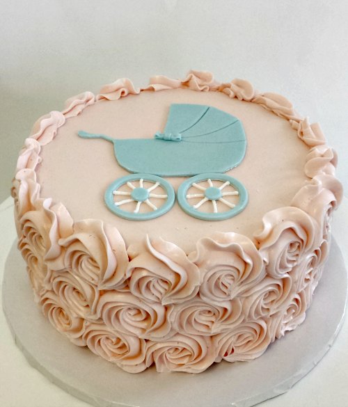 Baby Shower Cake Buttercream