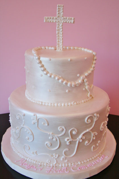 Baptism Cake Designs