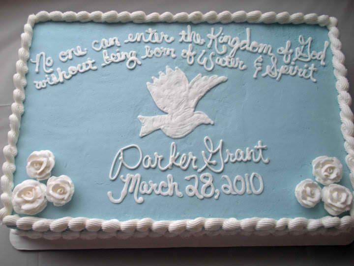 Baptism Sheet Cake Ideas