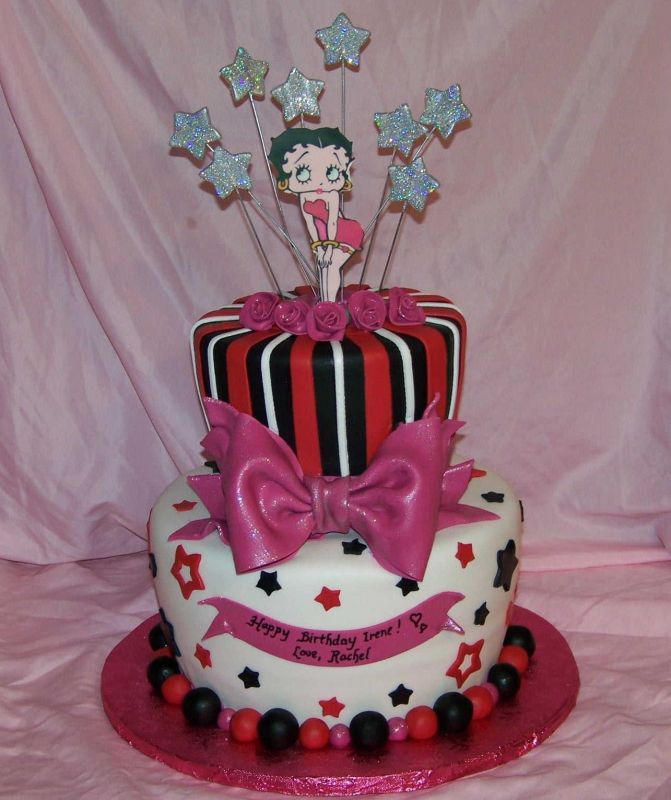 11 Betty Boop Birthday Cupcakes Photo Betty Boop Cupcake Ideas