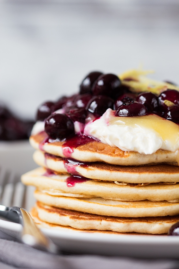 Blueberry Cheesecake Pancakes Recipe