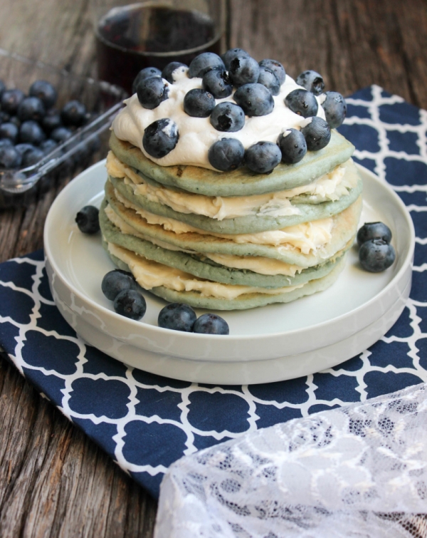 Blueberry Cheesecake Pancakes Recipe