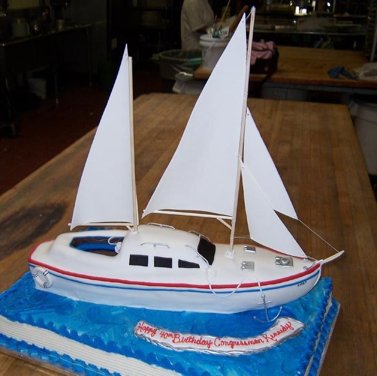 Boat Birthday Cake Ideas