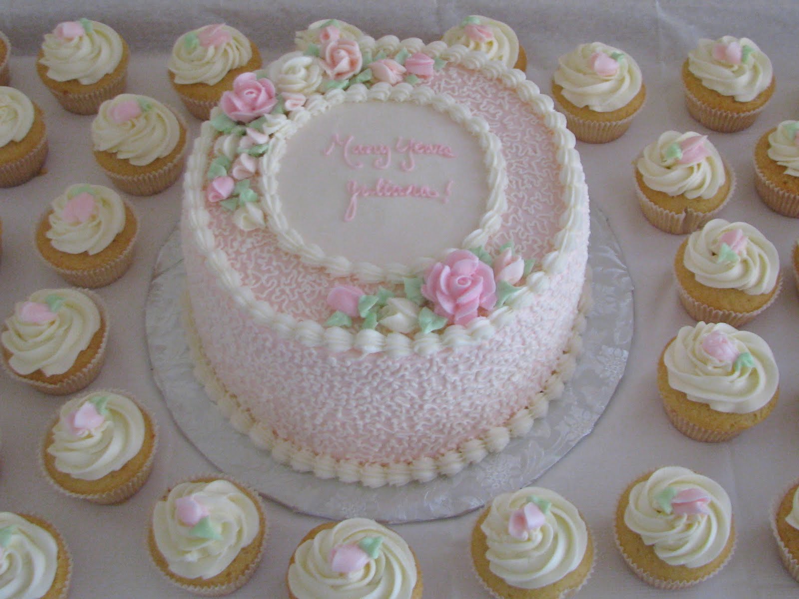 Buttercream Baptism Cake