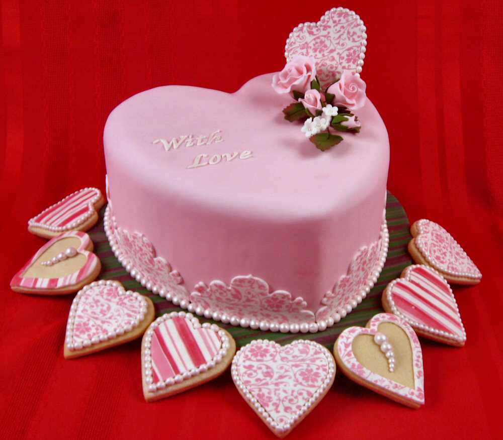 Cake with Heart