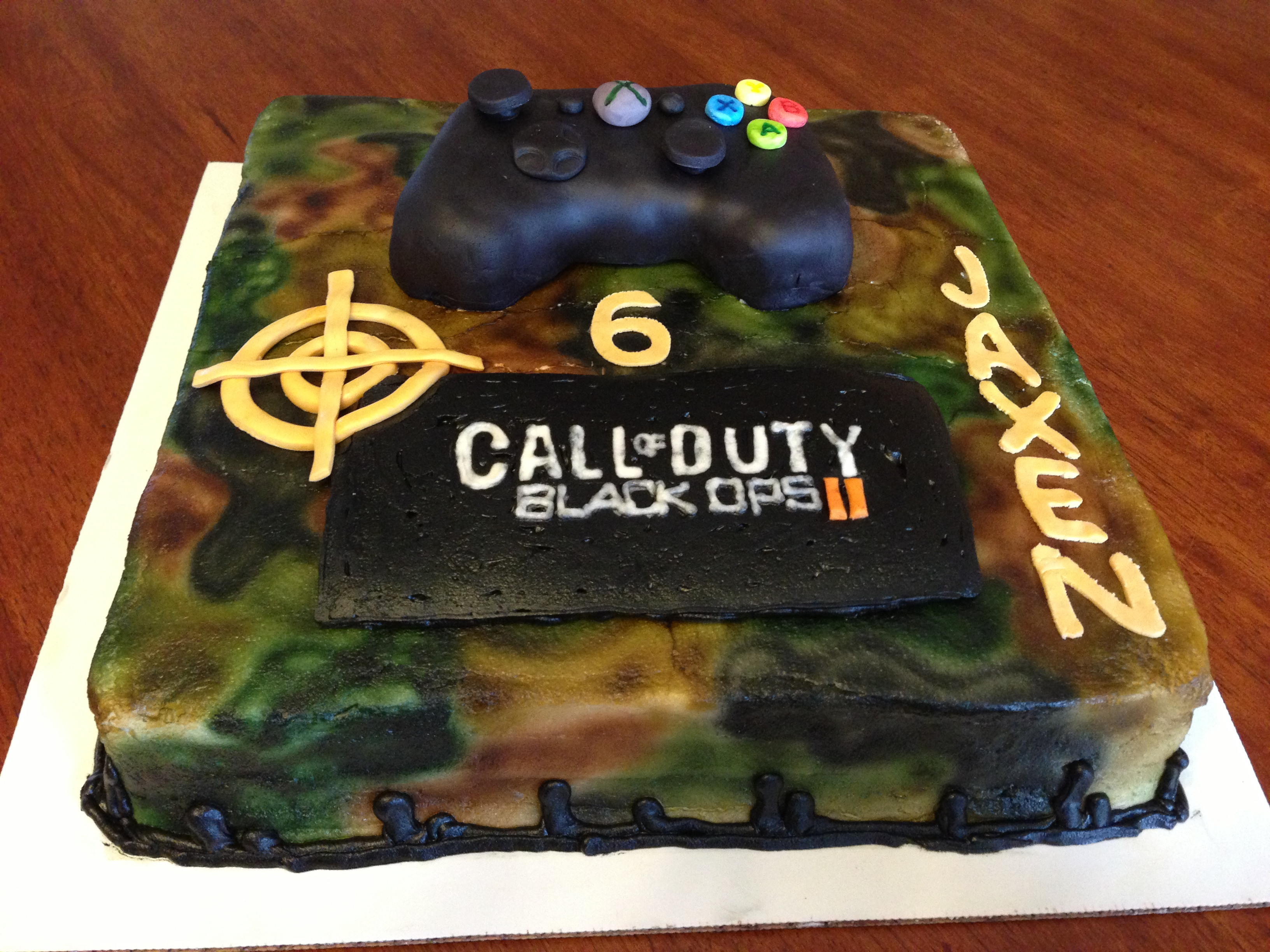 9 Call Of Duty Bo 2 Cakes Photo Call Of Duty Black Ops 2 Cake Call Of Duty Black Ops 2 Birthday Cake And Call Of Duty Black Ops Birthday Cake Snackncake