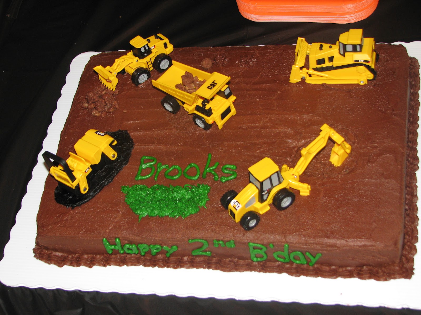 Construction Birthday Sheet Cake