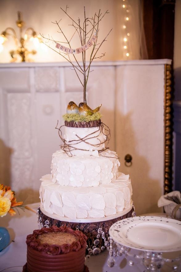 Country Themed Wedding Cake