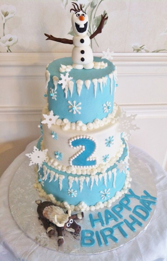 Disney Frozen Buttercream Cake