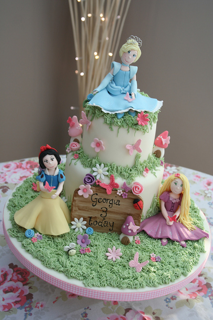 Disney Princess Theme Cake