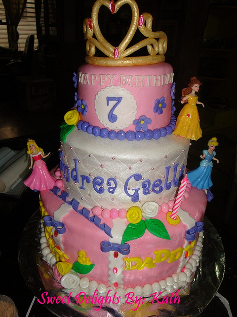 Disney Princess Theme Cake