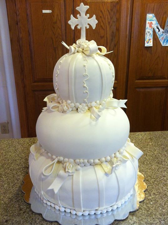 Elegant Christening Cake