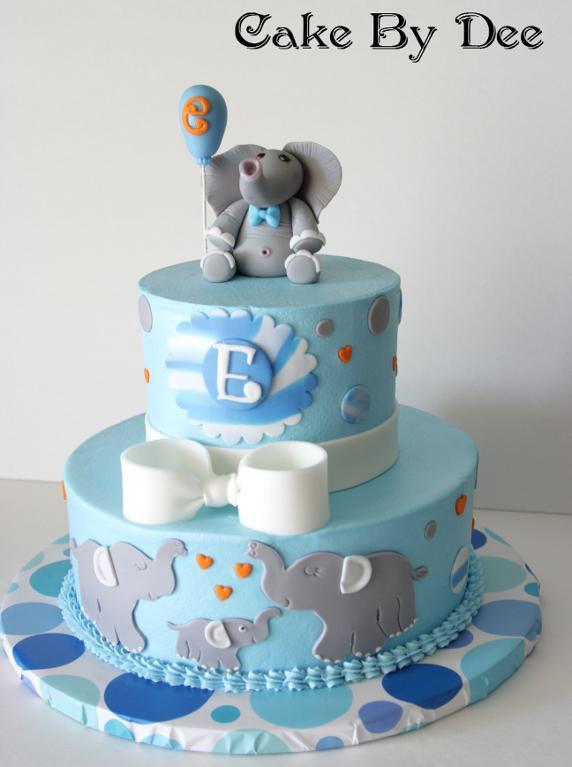 9 Photos of Elephant Baby Shower Buttercream Cakes