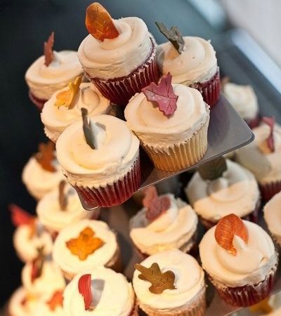 Fall Baby Shower Cupcakes