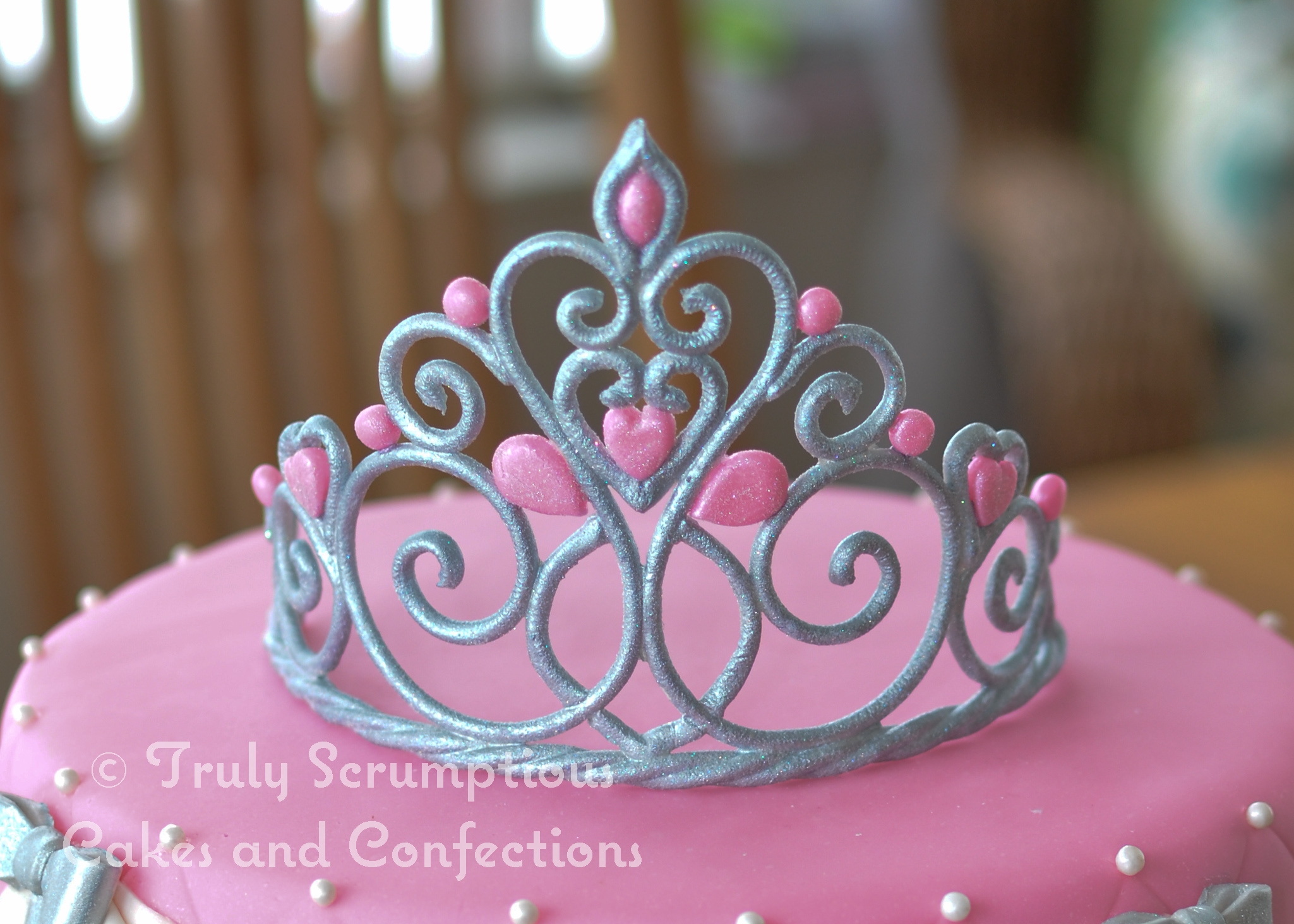 Fondant Cakes Princess Crown Templates