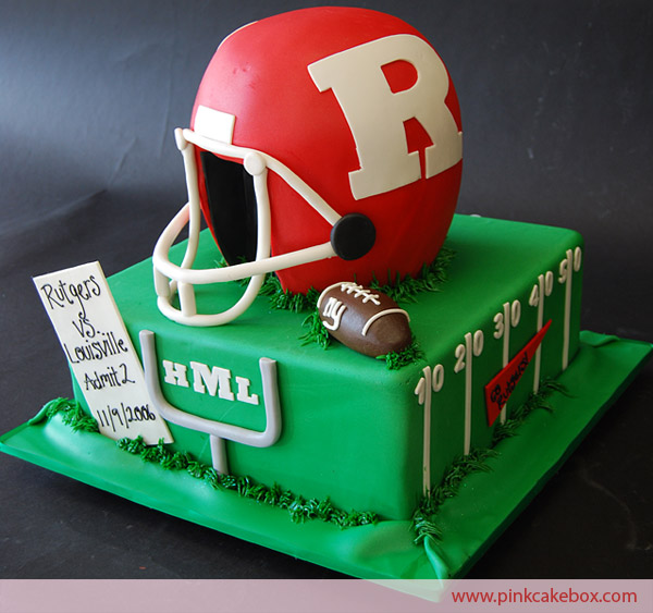 Football Grooms Cake