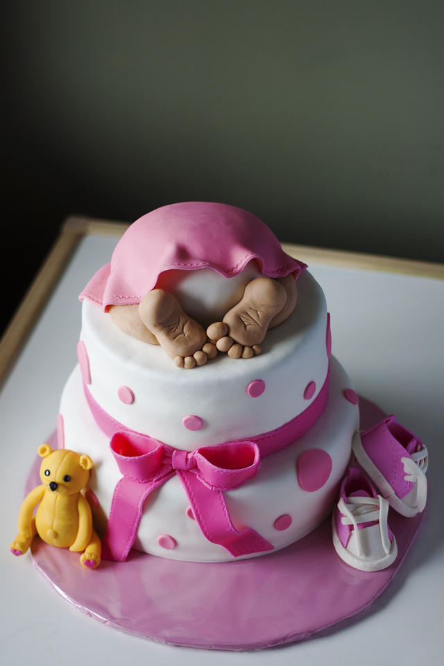 Girl Baby Shower Cake