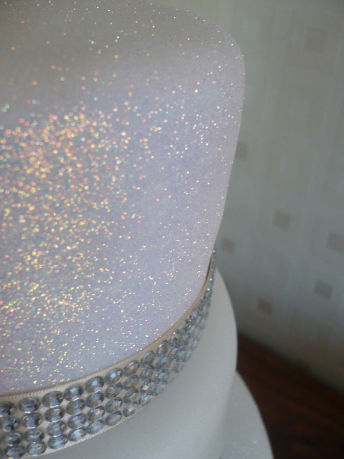 Glitter Wedding Cake