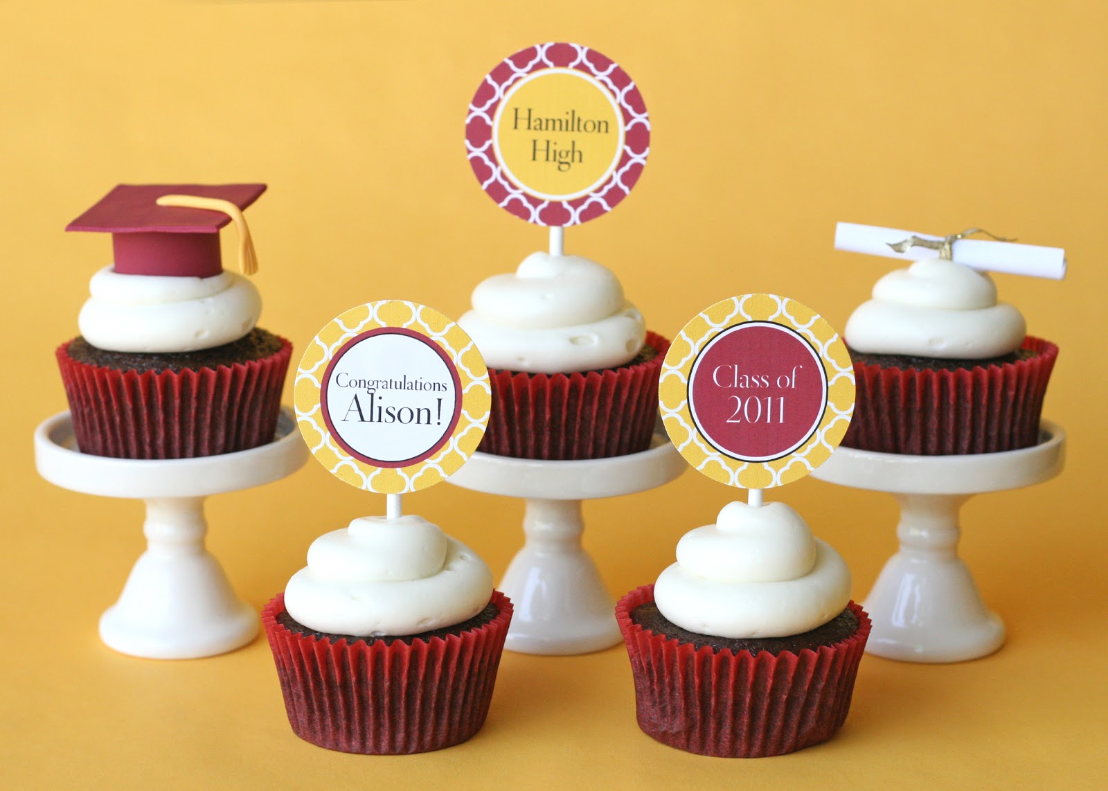 Graduation Cupcake Topper Idea