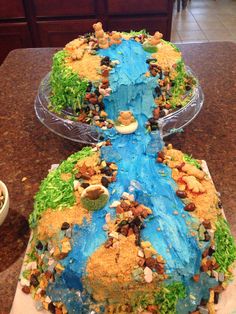 Hawaiian Waterfall Cake