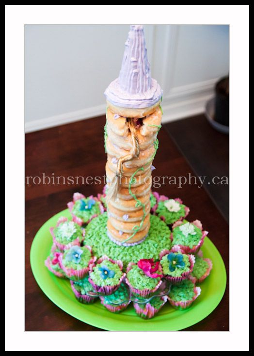 Ice Cream Cone Cupcakes Rapunzel Tower